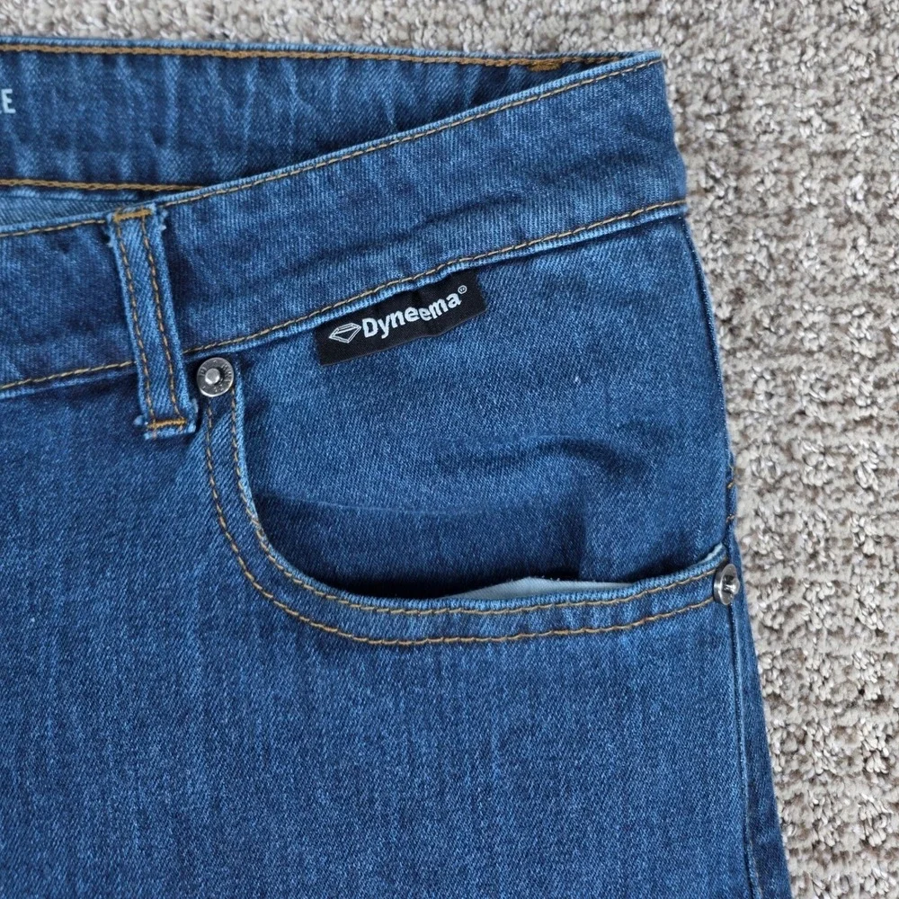 Highway 21 Stronghold Jeans Men 36x32 Blue Dyneema Motorcycle Riding Jeans Denim
